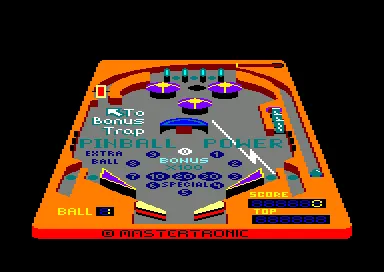 Backdrop artwork for Pinball Power