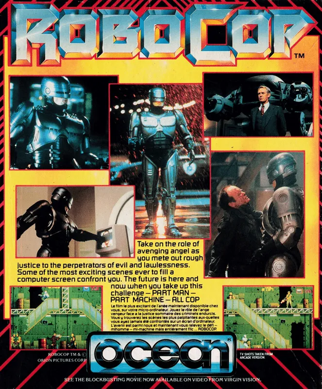 Robocop box back