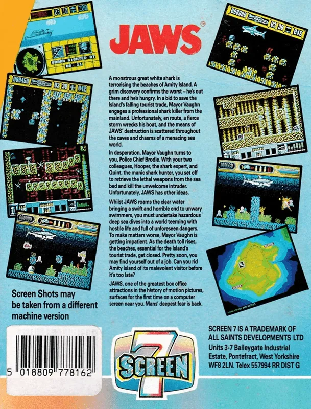 Jaws box back