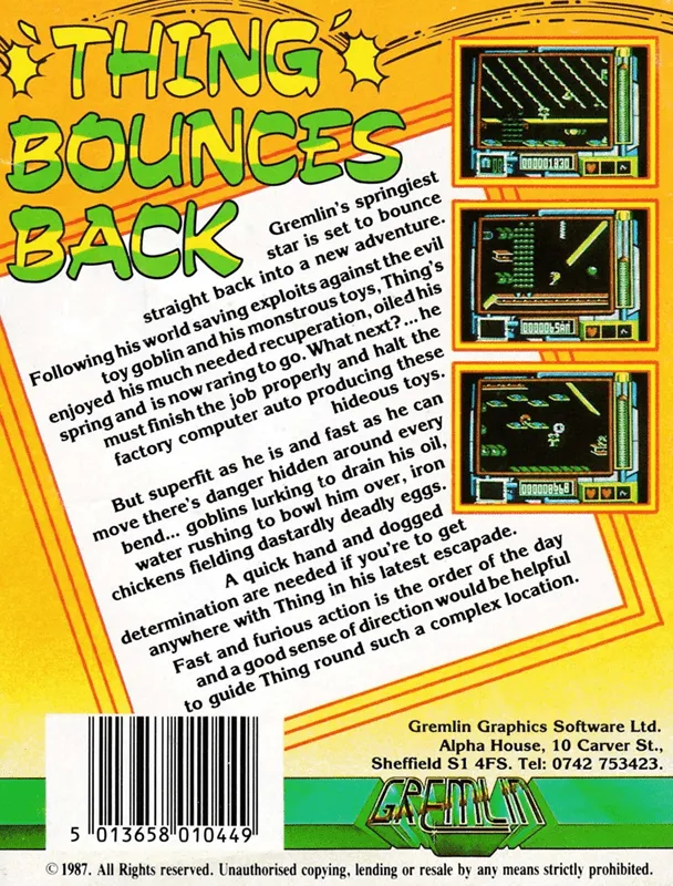 Thing Bounces Back box back