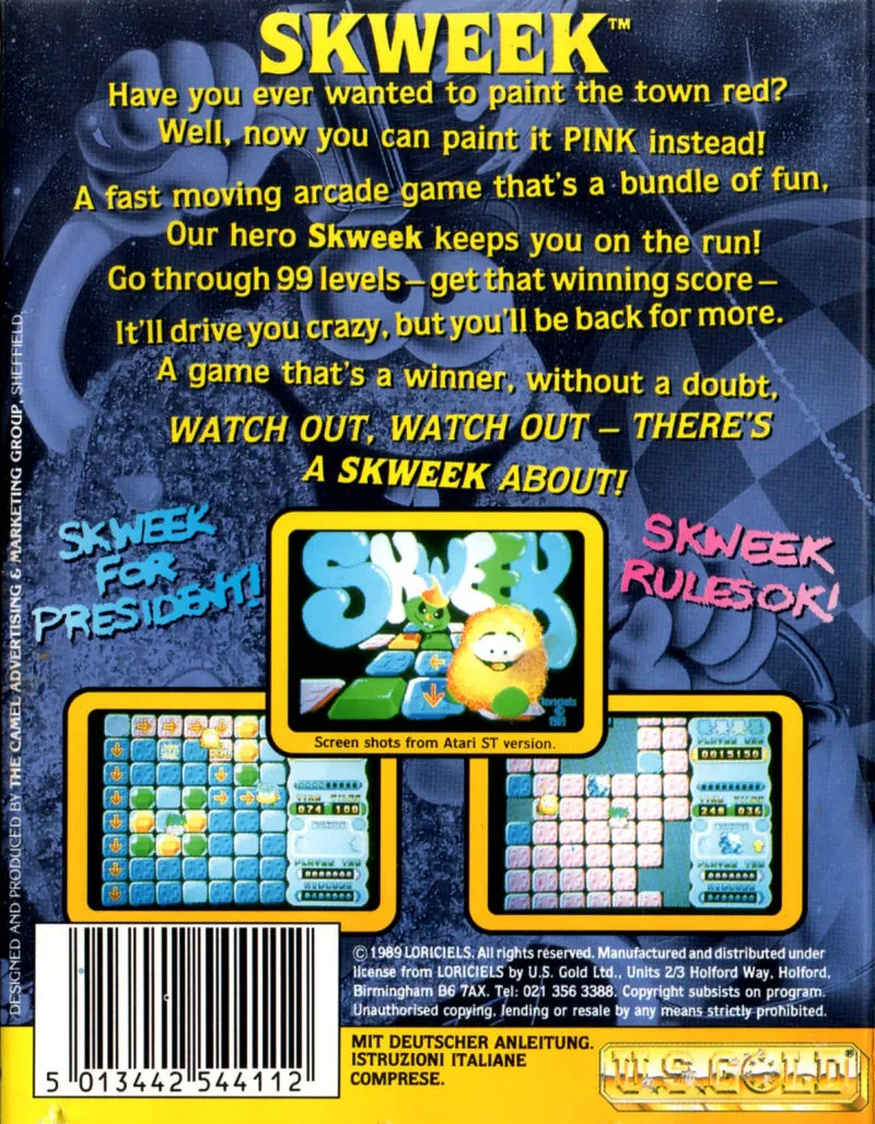 Skweek box back