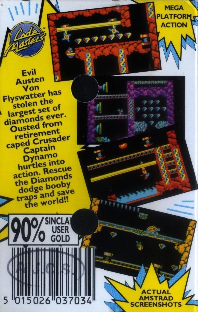 Captain Dynamo box back