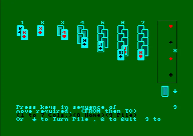 Backdrop artwork for Amstrad Shuffle