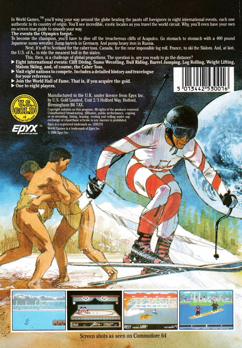 World Games box back