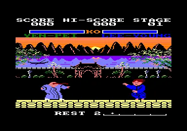 Backdrop artwork for Yie Ar Kung-Fu II