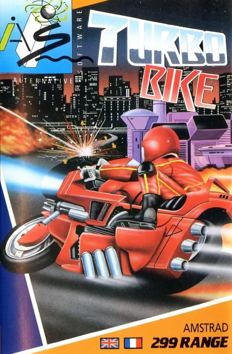 Turbo Bike box art