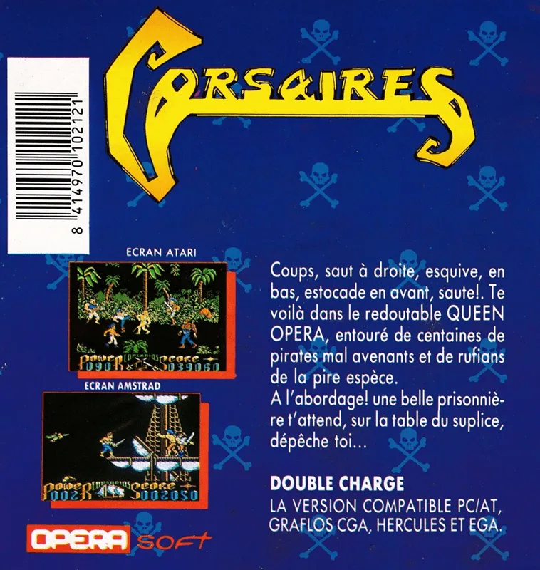 Corsarios box back