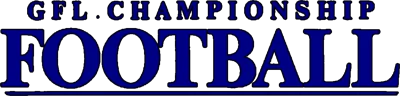 GFL Championship Football logo