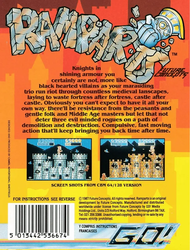 Ramparts box back