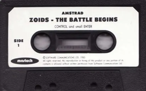 Zoids: The Battle Begins cart