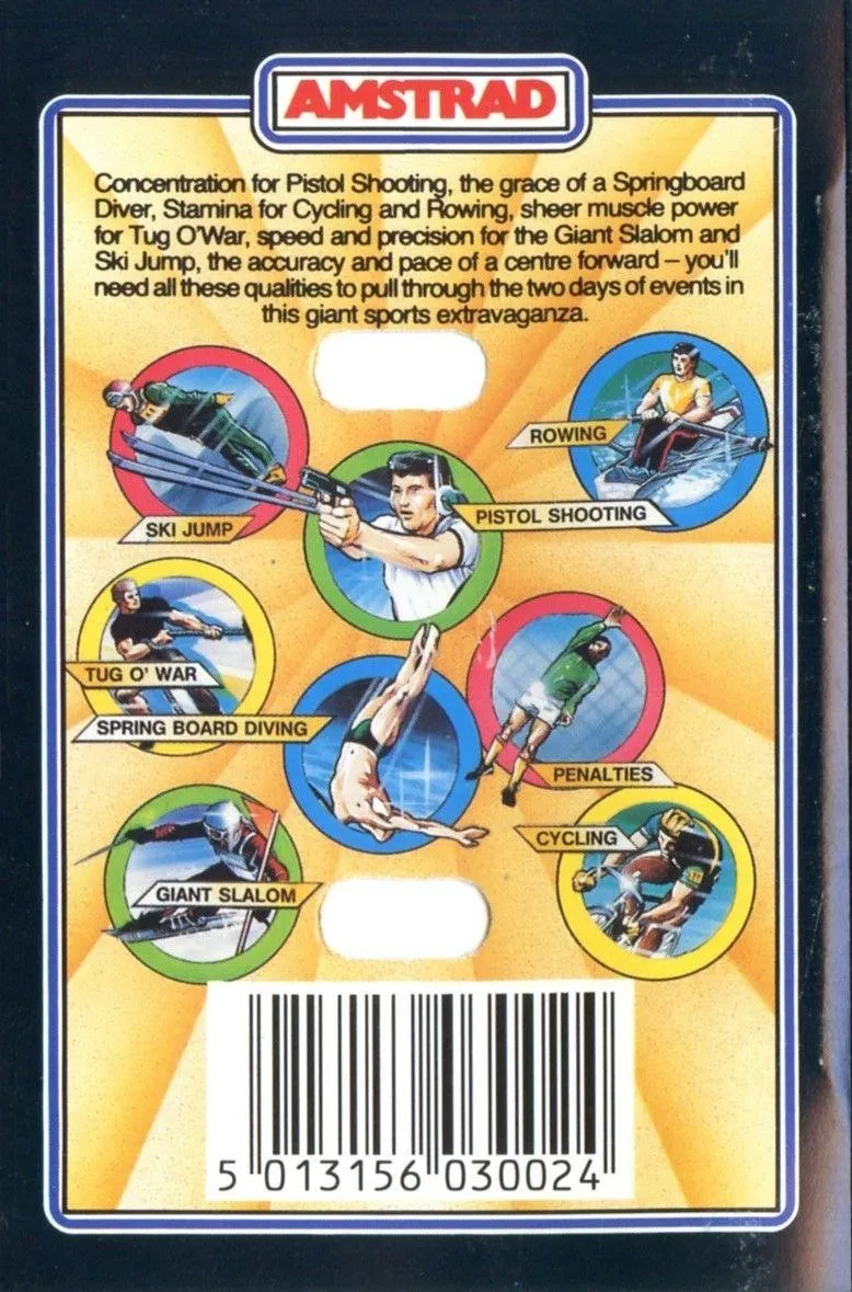 Daley Thompson's Super-Test box back