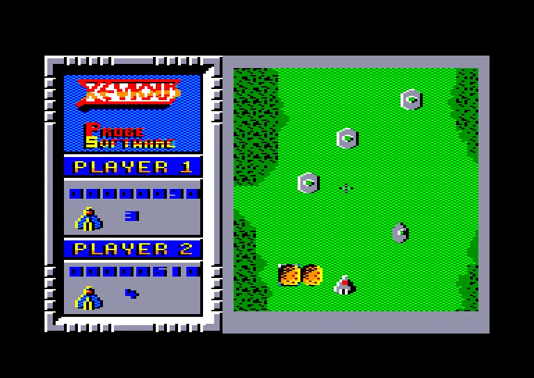 Backdrop artwork for Xevious