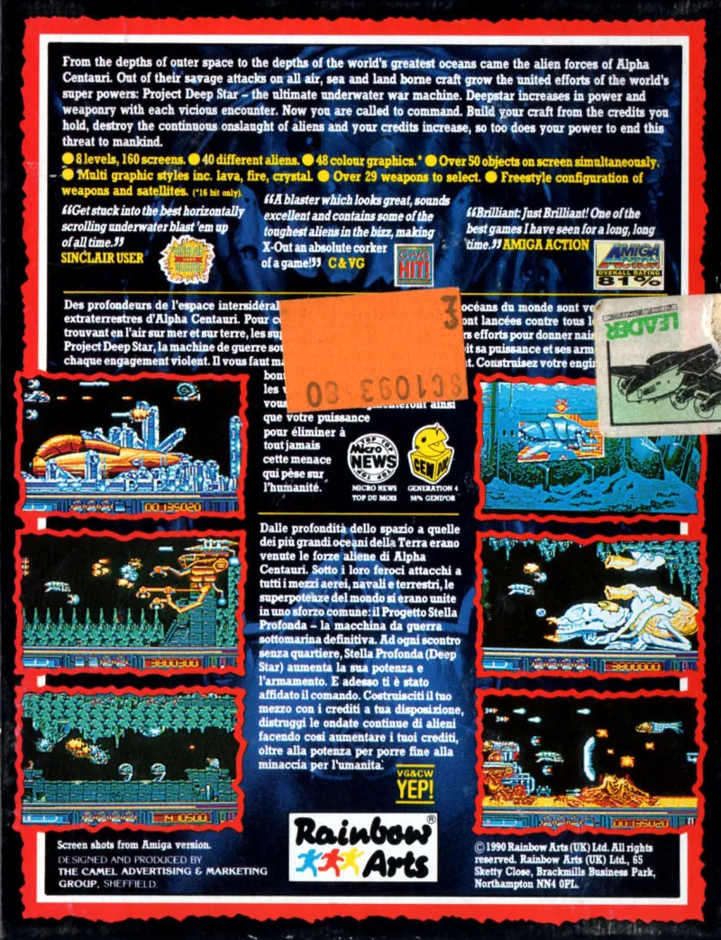 X-Out box back