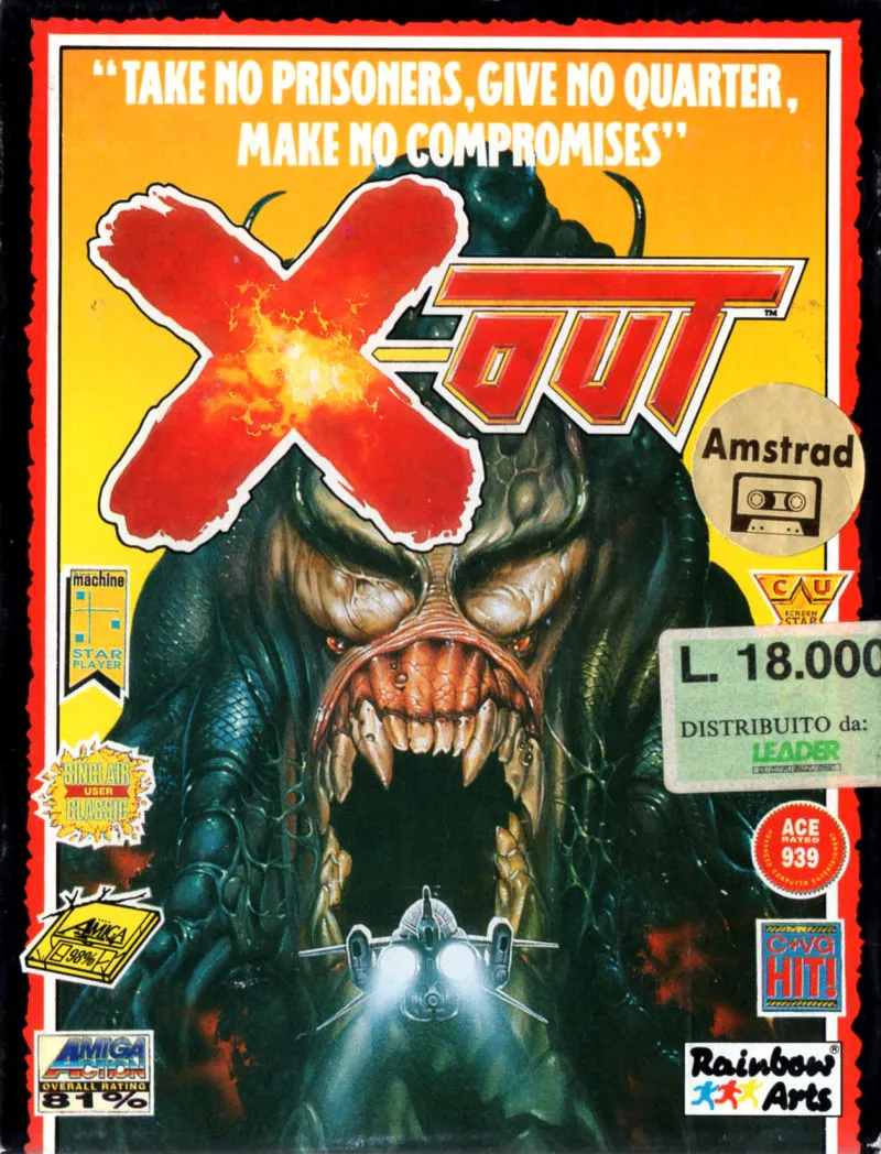 X-Out box art