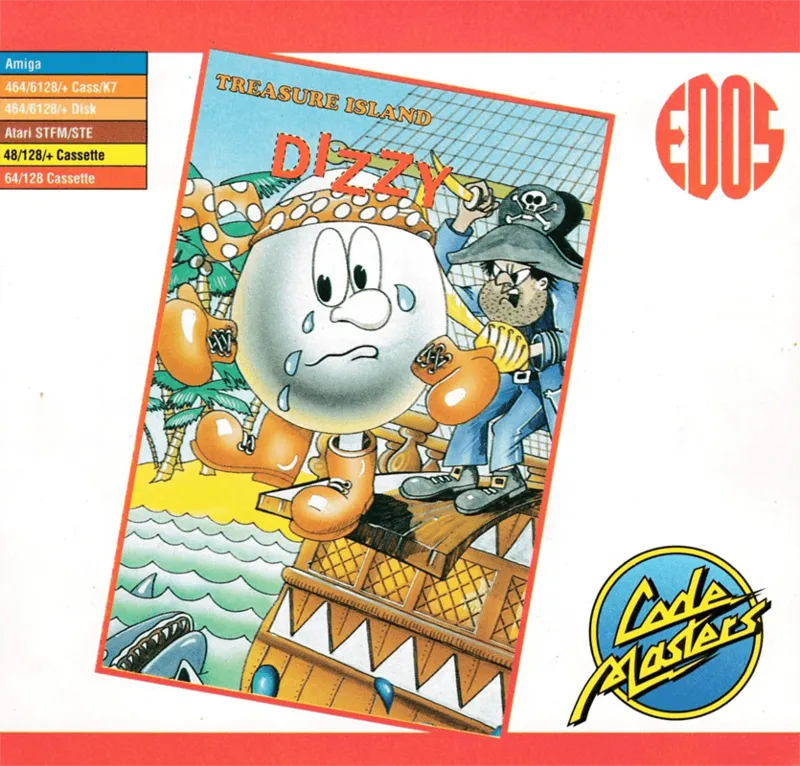 Dizzy II: Treasure Island Dizzy box art