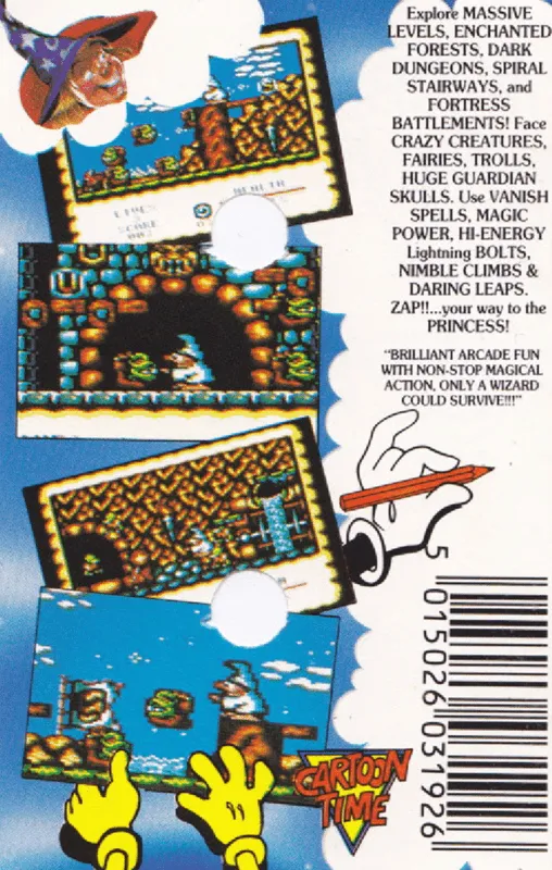 Wizard Willy box back