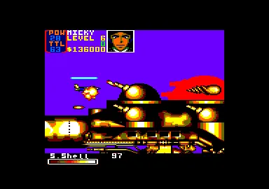 Backdrop artwork for U.N. Squadron