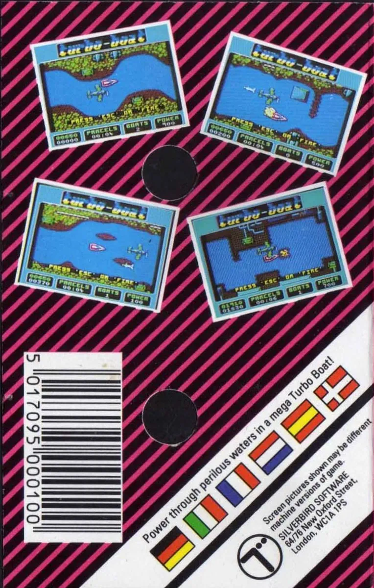 Turbo Boat Simulator box back
