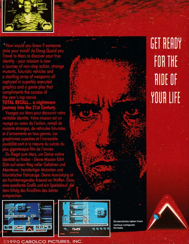 Total Recall box back