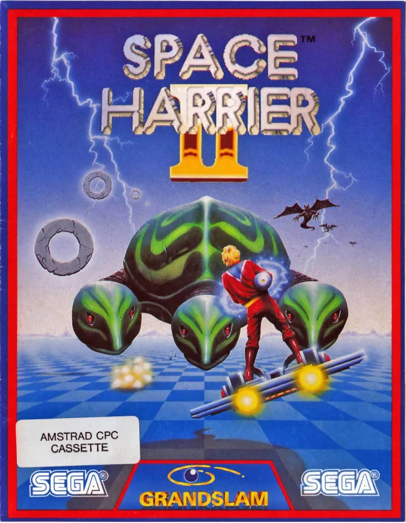 Space Harrier II box art