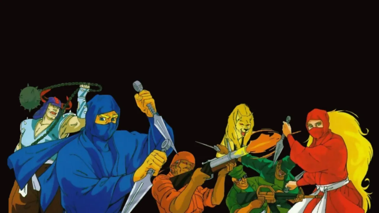 Backdrop artwork for Ninja Warriors