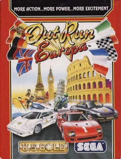 Out Run Europa box art