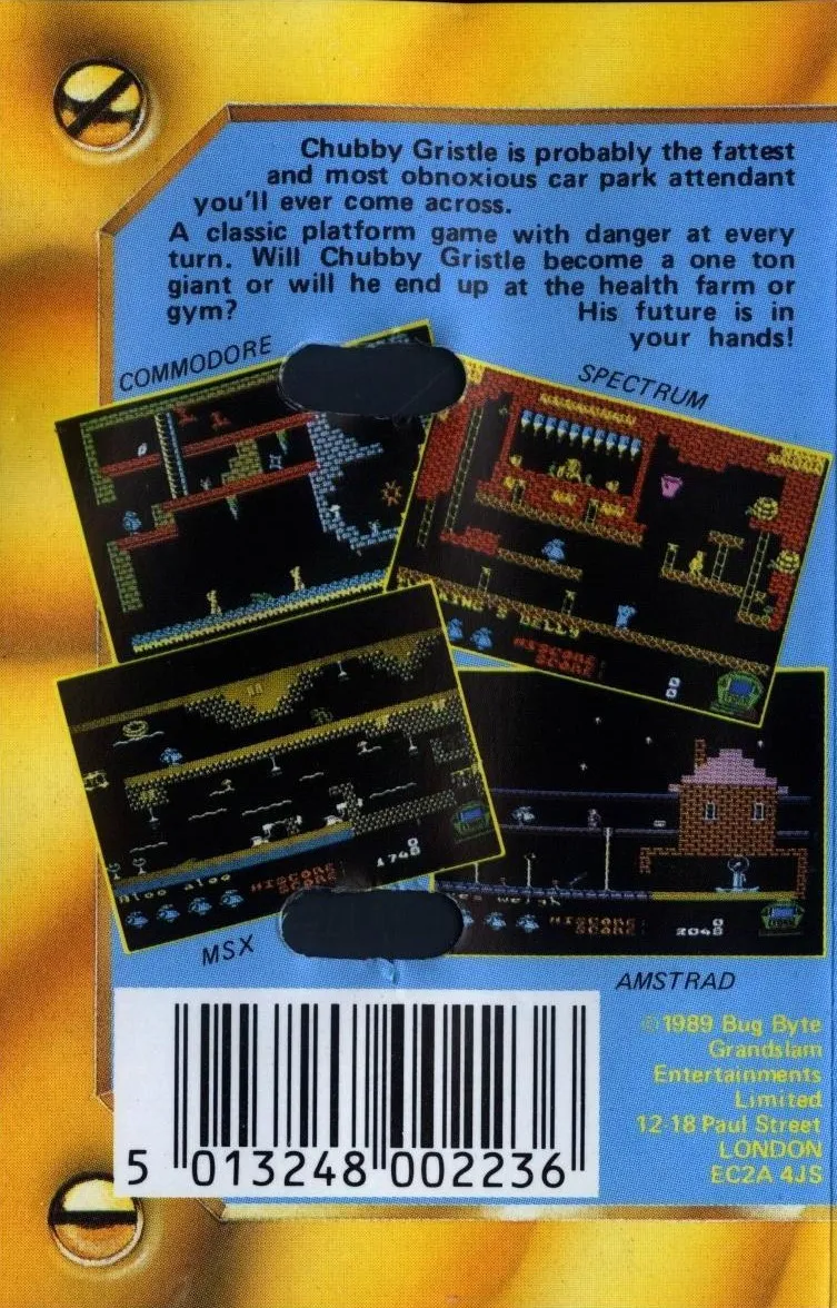 Chubby Gristle box back