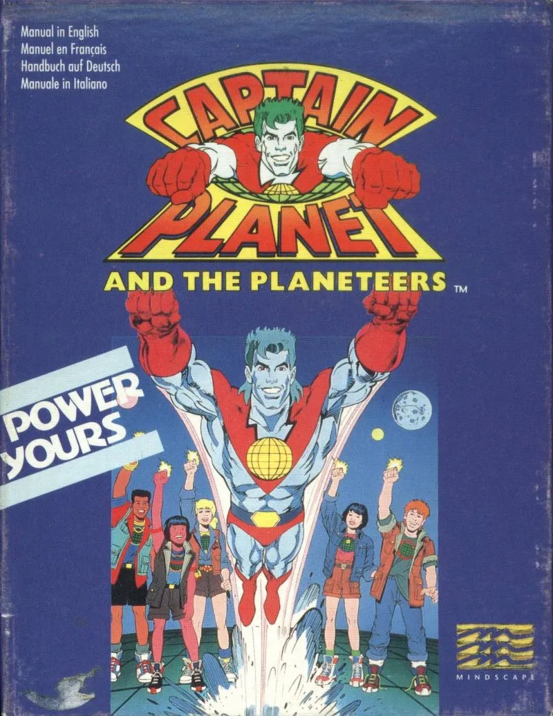 Captain Planet and the Planeteers box art
