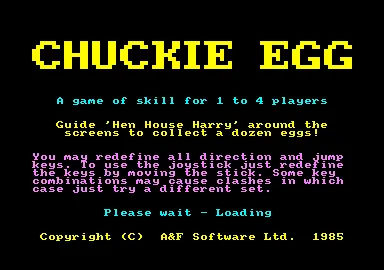 Chuckie Egg screenshot