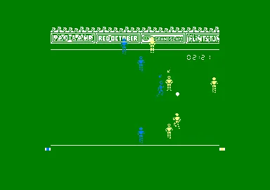 Backdrop artwork for Peter Beardsley's Soccer