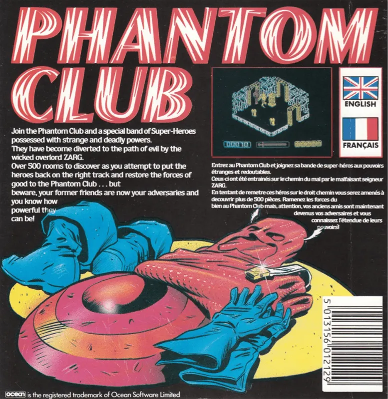 Phantom Club box back