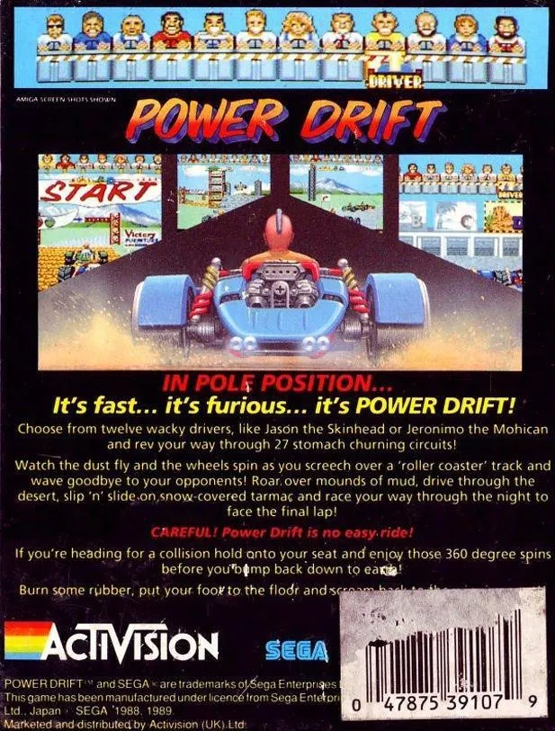 Power Drift box back