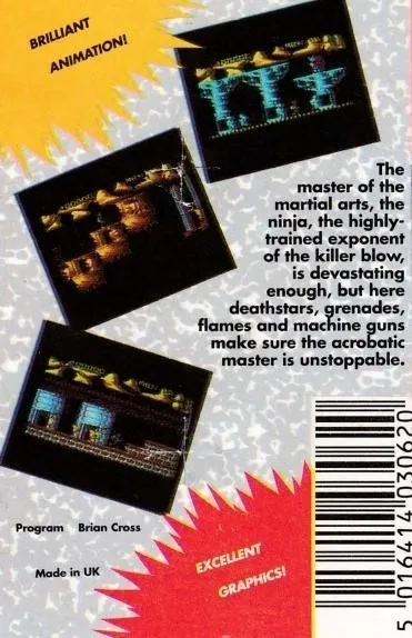 Ninja Commando box back