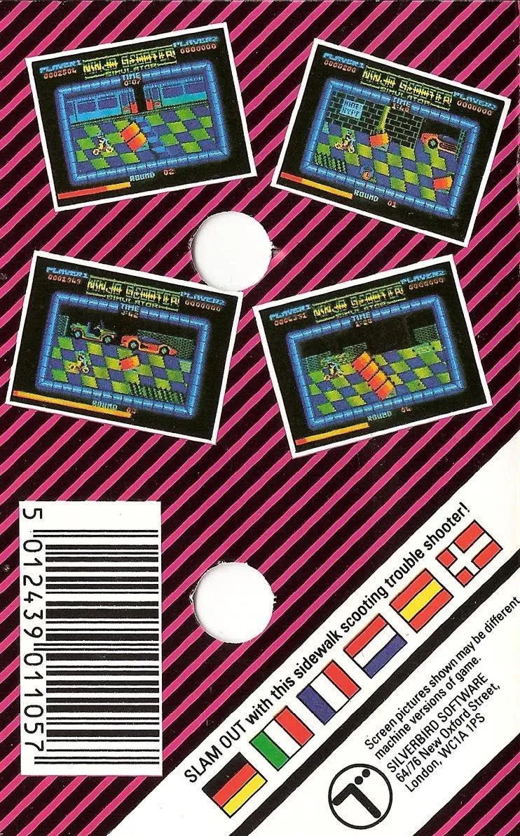 Ninja Scooter Simulator box back
