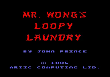Mr. Wong's Loopy Laundry screenshot
