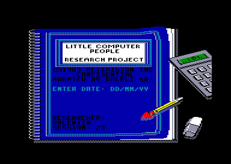 Little Computer People screenshot