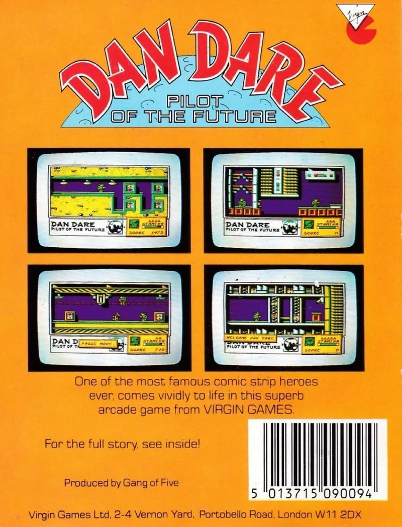 Dan Dare: Pilot of the Future box back