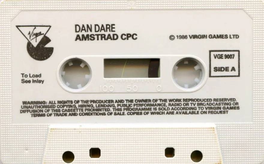 Dan Dare: Pilot of the Future cart