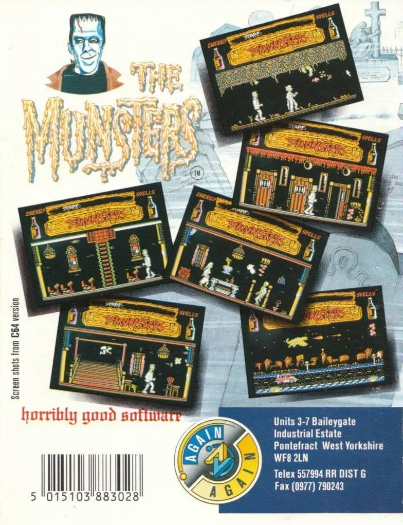 The Munsters box back