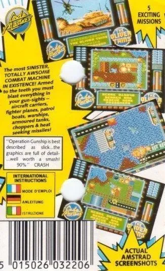 Operation Gunship box back