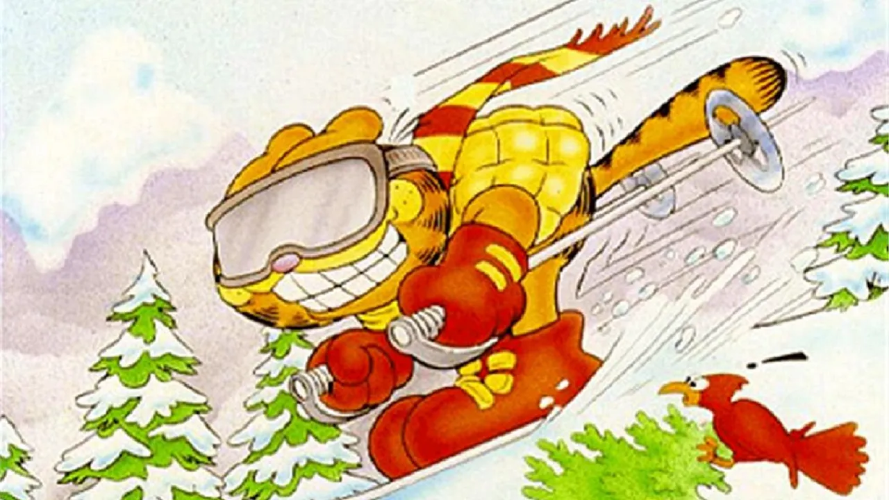 Backdrop artwork for Garfield: Winter's Tail