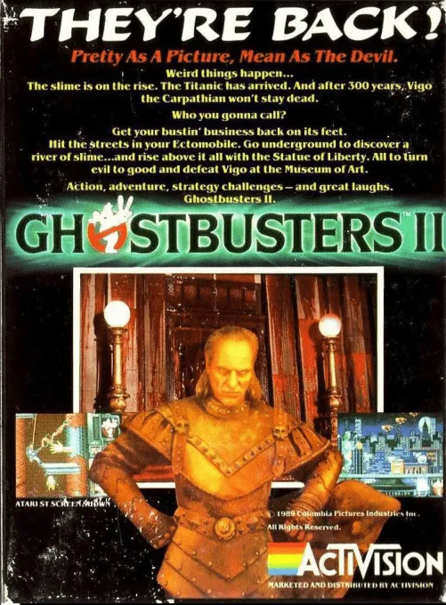 Ghostbusters II box back
