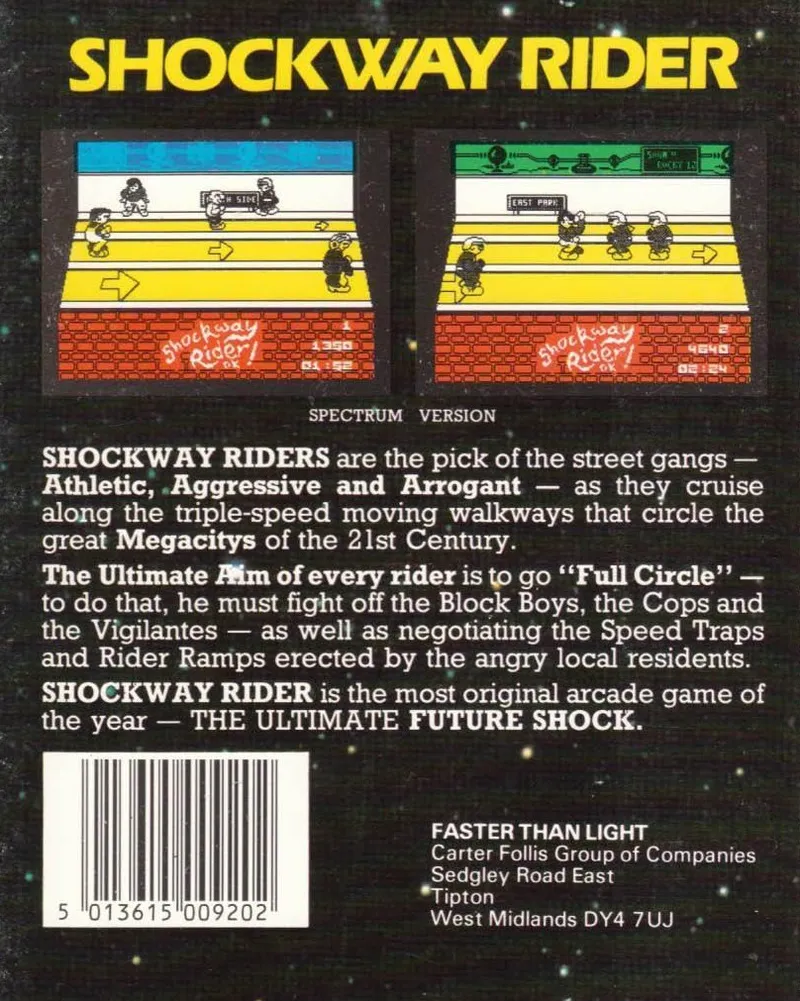 Shockway Rider box back