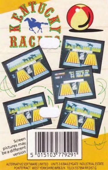 Kentucky Racing box back