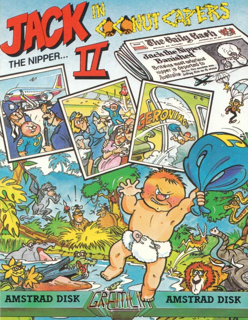 Jack the Nipper II... in Coconut Capers box art