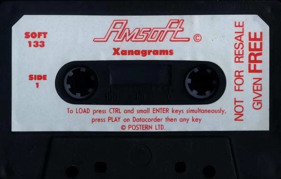 Xanagrams cart