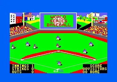 Backdrop artwork for World Series Baseball