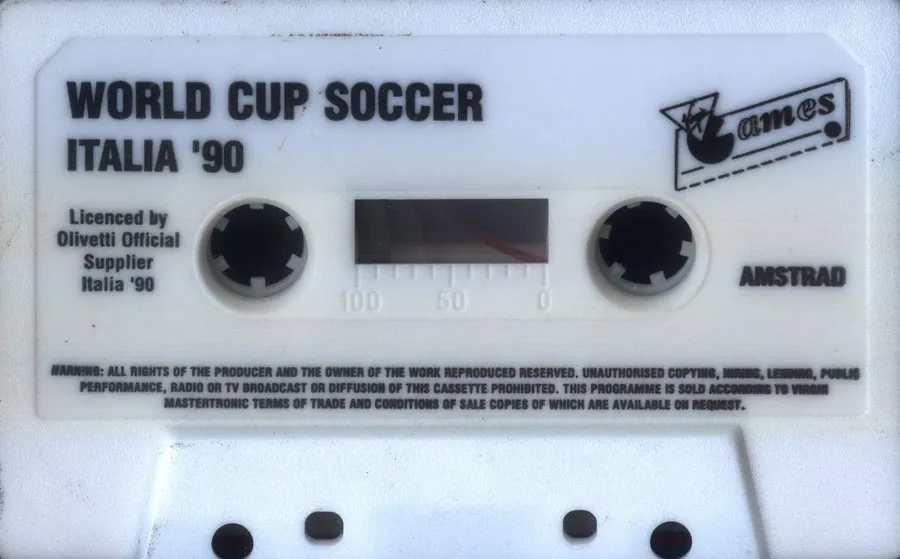 Italia '90: World Cup Soccer cart
