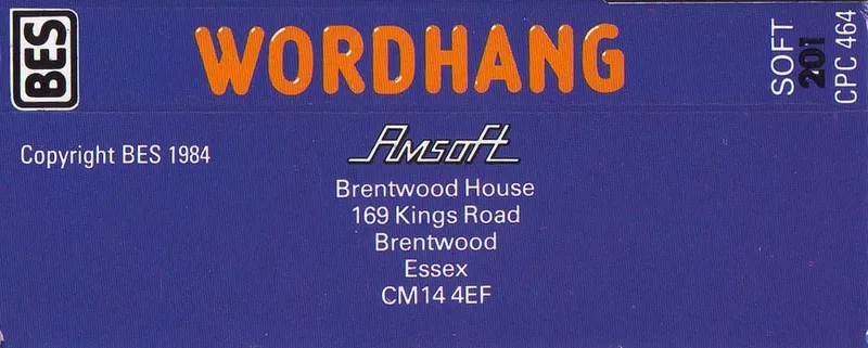 Wordhang box back