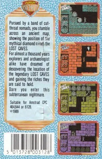 Lost Caves box back